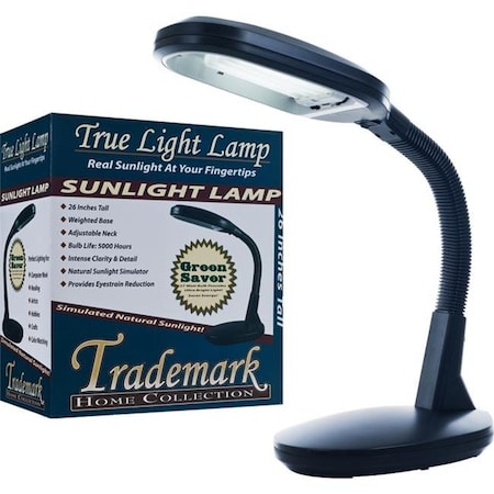 Trademark HomeT Deluxe Black Sunlight Desk Lamp